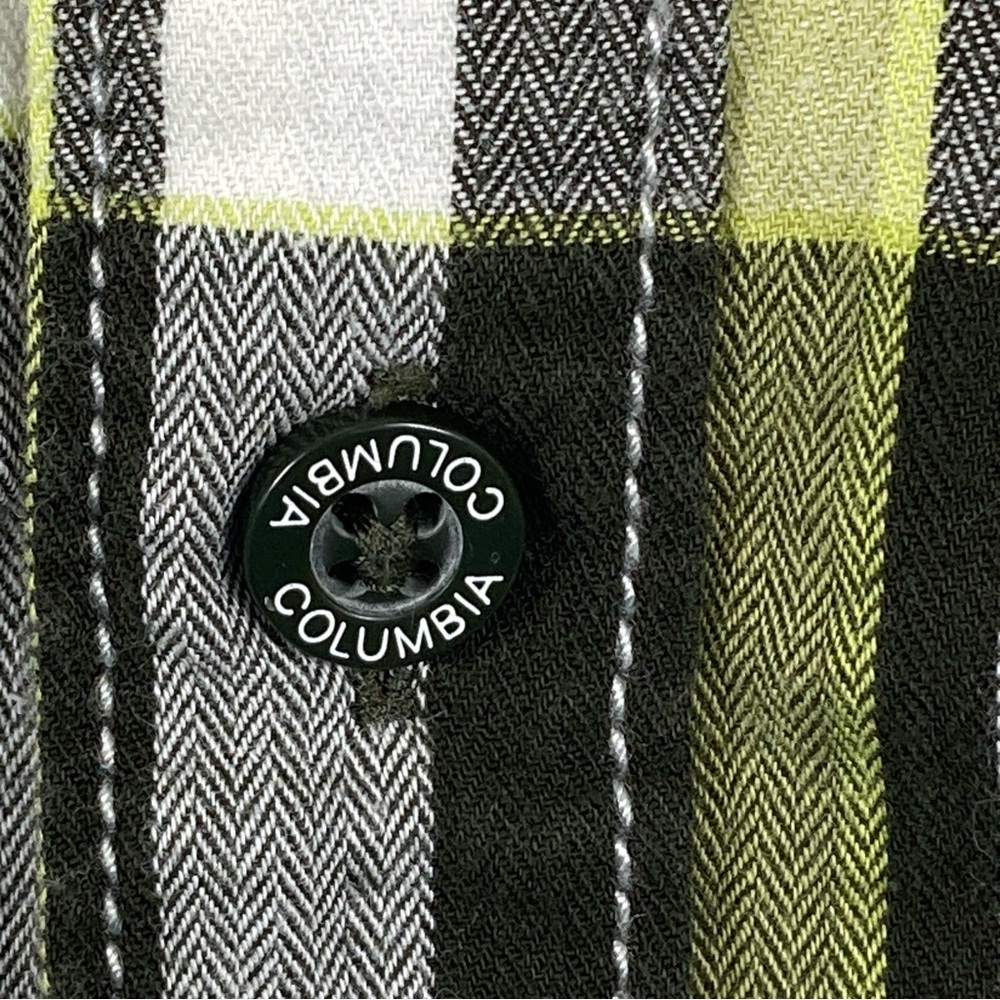 Columbia Sportswear Company Men's M Plaid Long Sleeve Button Down Shirt Cotton - Picture 5 of 16